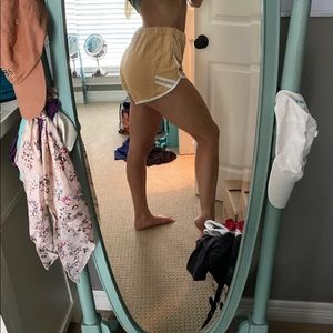 High waisted retro shorts